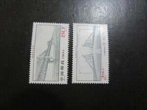 中国　2001-19　蕪湖長江大橋　２種完