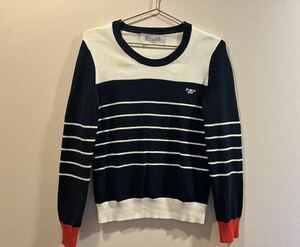 MAISON KITSUNE ボーダー ニット セーター 38 美品