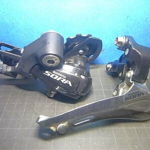 #S1708#SHIMANO SORA 2x9S FD-3500-B&RD-3500-SSの画像1