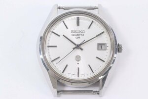 SEIKO セイコー QR 腕時計 デイト シルバー文字盤 クオーツ 3862-7020 フェイスのみ メンズ 2348-Y