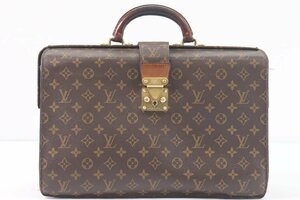 LOUIS VUITTON ルイヴィトン セルヴィエット フェルモワール モノグラム ビジネスバッグ 鞄 カバン ブラウン系 ヴィンテージ 2198-Y