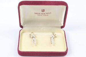 MIKIMOTO ミキモト K14 パール 真珠 イヤリング レディース アクセサリー ジュエリー 2341-A