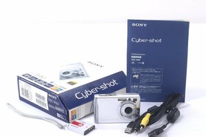 SONY ソニーCyber shot サイバーショット DSC-W80 コンパクト デジタルカメラ デジカメ シルバー 43238-Y
