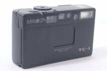 MINOLTA TC-1 ミノルタ G-ROKKOR 28mm F3.5 AF コンパクトカメラ フィルムカメラ ブラック 43256-Y_画像10
