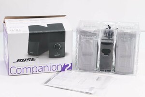 BOSE Companion 2 Series III マルチメディアスピーカー 音響機材 オーディオ機器 ボーズ ブラック 黒 箱有り 未使用 通電未確認 2534-KS