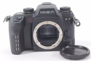 MINOLTA α-7 a-7　ミノルタ AF 一眼レフ フィルムカメラ ブラック ボディ 43185-Y