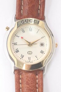 GUCCI グッチ MONDIALE 8200JR デイト クォーツ レディース 腕時計 2785-B