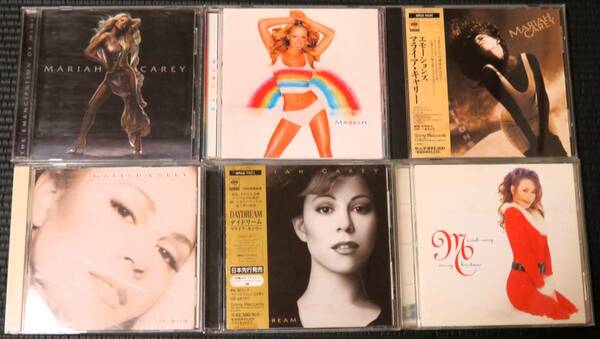 ◆Mariah Carey◆ マライア・キャリー 6枚まとめて 6枚セット 6CD Rainbow, Emancipation Of MIMI, Merry Christmas 送料無料