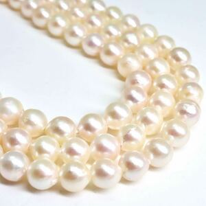 ＊アコヤ本真珠ロングネックレス＊f 約45.7g 約6.0~6.5mm あこや pearl long necklace accessory jewelry DH0/DH0