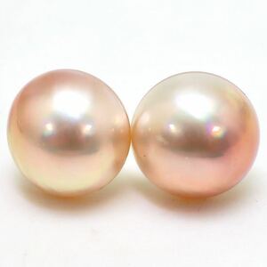 ＊Pt900マベパールピアス＊m 約4.2g 半円真珠 pearl pierce earring jewelry DA0/D