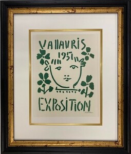【特価】　≪　　パブロ・ピカソ　　≫　　リトグラフ【石版画】 　 EXPOSITION VALLAURIS-1951 　 1959年　　PABLO　PICASSO