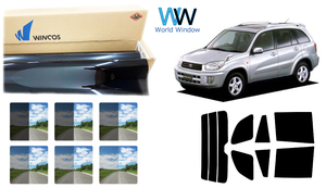 .. film WINCOS premium RAV4 5-door ZCA26W/ACA21W cut car film rear set 