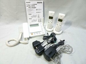 SANYO/サンヨー■ デジタルコードレス留守番電話機 子機2台 親機◆TEL-DHW5◆取扱説明書付き