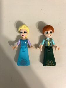 LEGO レゴ フィグ ディズニー エルサ　アナ　アナ雪