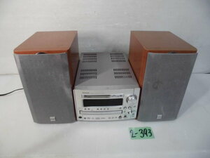 2-393 7◇DENON/デノン CD/MDコンポ システムコンポ D-ME2DV 7◇