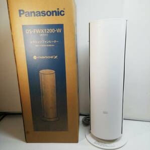 あ//H6274【2022年製】Panasonic パナソニック nanoe X HOT＆COOL セラミックファンヒーター DS-FWX1200-W ホワイト 動作品の画像1