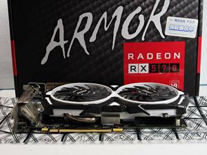 MSI Radeon RX 570 ARMOR 8G マルチディスプレイ グラフィックボード ビデオカード グラボ 箱付中古