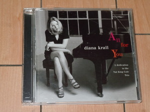 ジャズ CDアルバム★ダイアナ・クラール Diana Krall / All For You : A Dedication To The Nat King Cole Trio