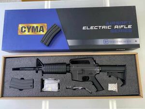 CYMA XM177E2 フルメタル ETU 電動ガン(Black) CME009E マガジン×2個+ソフトケース