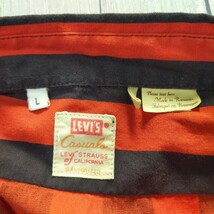 ☆Levis Vintage clothing LVC リーバイス ストライプ 長袖シャツ size（L）S1518_画像3