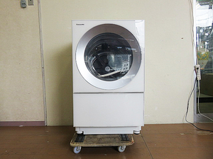 2017年製　Panasonic/パナソニック　Cuble/キューブル　 ドラム洗濯乾燥機 「NA-VG710L」 洗濯7kg/乾燥3kg　※扉にクラックあり