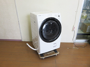 プラズマクラスター ドラム式洗濯乾燥機 左開き ES-S7F-WL （ホワイト系）