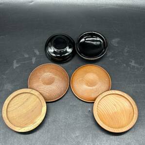 香合3個まとめ 携帯にも便利な香合 御香入れ 木製 漆器 茶道具 香道具 L18-4の画像4