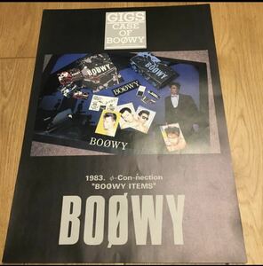 BOOWY ポスター φ-CON-NECTION 氷室京介 布袋寅泰 松井常松 高橋まこと