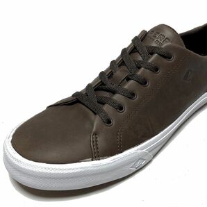 訳未使用 SPERRY TOP-SIDER スペリー トップサイダー STRIPER 2 LTT LEATHER レザー スニーカー US:8 CM:26.0 濃茶 デッキシューズの画像5