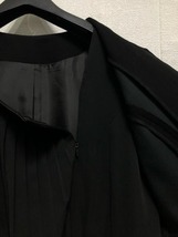 新品☆L喪服礼服ブラックフォーマル黒すっきりワンピース体型カバー☆a103_画像6