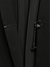 新品☆L喪服礼服ブラックフォーマル黒すっきりワンピース体型カバー☆a103_画像4