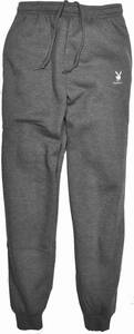 [ Play Boy ] брюки one отметка Logo принт обратная сторона ворсистый тренировочные брюки брюки M размер 98 уголь PB1914018
