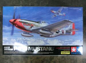 ☆未組立 TAMIYA ノースアメリカン マスタング P-51 MUSTANG 1/32スケール エアークラフトシリーズ No.22 元箱◆