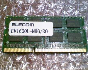 ELECOM 8GBメモリ EV1600L-N8G/R0