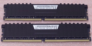 ●Corsair CMK32GX4M2A2666C16 - PC4-21300/DDR4-2666 288Pin DDR4 UDIMM 32GB(16GB x2) 動作品