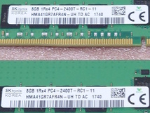 □SK hynix HMA41GR7AFR4N-UH 2枚セット - PC4-19200/DDR4-2400/PC4-2400T ECC REG/Registered 288Pin DDR4 RDIMM 16GB(8GB x2) 動作品_画像3