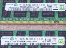 ☆Samsung M393B1K70DH0-YH9 2枚セット - PC3L-10600R/DDR3L-1333 ECC REG/Registered 240Pin DDR3 RDIMM 16GB(8GB x2) 動作品_画像3