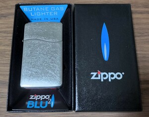 (送料300円〜) 未使用 ZIPPO ジッポー ガスライター Zippo BLU2 STREET CHROME 30207