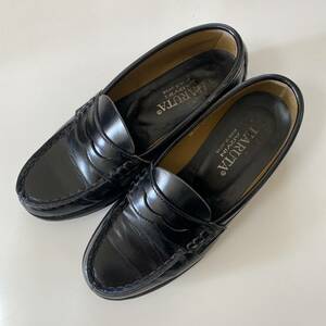 [ used ] Hal ta Loafer black size 23.5 centimeter HARUTA going to school high school middle . woman inside side . paints adhesion equipped 