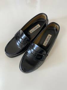 [ прекрасный товар ] Hal taHARUTA женский Loafer черный размер 22.5 см 3E посещение школы для средняя школа средний .