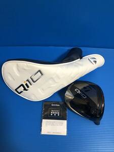 ★練習場のみ使用★ テーラーメイド（TaylorMade）Qi10 ドライバー１０.５度 ヘッドカバー付き！