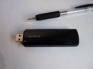 SONY UWA-BR100 USB無線LANアダプター◆PC認識のみ確認　ソニー