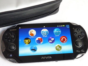 PlayStation Vita PCH-1000 クリスタル・ブラック◆メモリーカード8GB/ソウルサクリファイス デルタ/ポーチ