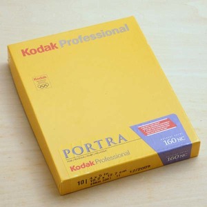 Kodak PORTRA 160NC 4X5 ネガフィルム　10シート　期限切れ　12/2009