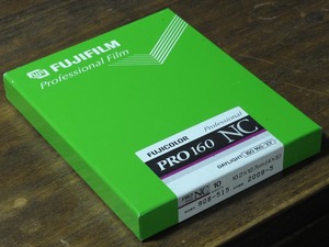 FUJIFILM Professional Film PRO160 NC 4x5判ネガカラーフィルム　期限切れ　2009-5