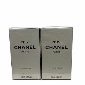 CHANEL シャネル No.19 PARFUM パルファム フランス製 香水 7.5ml 未開封 2個セット