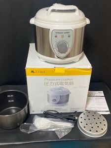 Pressure cooker 圧力式電気圧力鍋　アルファックス　コイズミ　調理器具　動作未確認の為ジャンク品　元箱説明書付き　電気圧力鍋