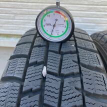 MLJ ハイペリオン DIAL テクスチャーブラック 14インチ 4.5J ＋43 4穴　PCD100 DUNLOP スタッドレス　2018年製155/65R14 中古4本セット_画像6