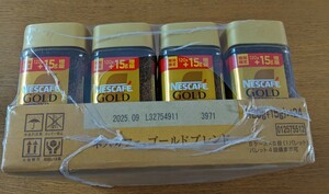  new goods unopened *[ instant coffee ] Nestle Japan nes Cafe Gold Blend bin 24ps.@(120+15g)*