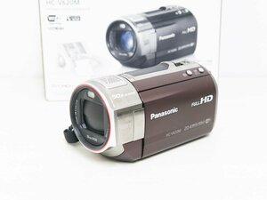 美品 Panasonic パナソニック デジタルハイビジョンビデオカメラ HC-V620M 内蔵メモリー32GB ブラウン 動作確認済 付属品有り 箱付
